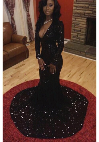 black sparkly dress prom