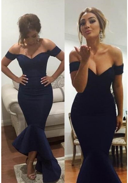 Black High Low Formal Dress