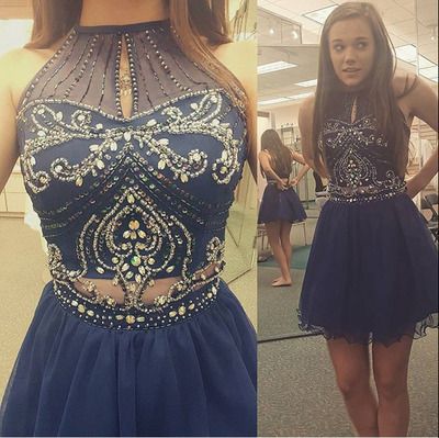 2 Piece Short Prom Dresses