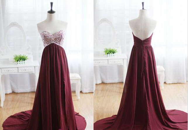 Scarlet Red Evening Dress
