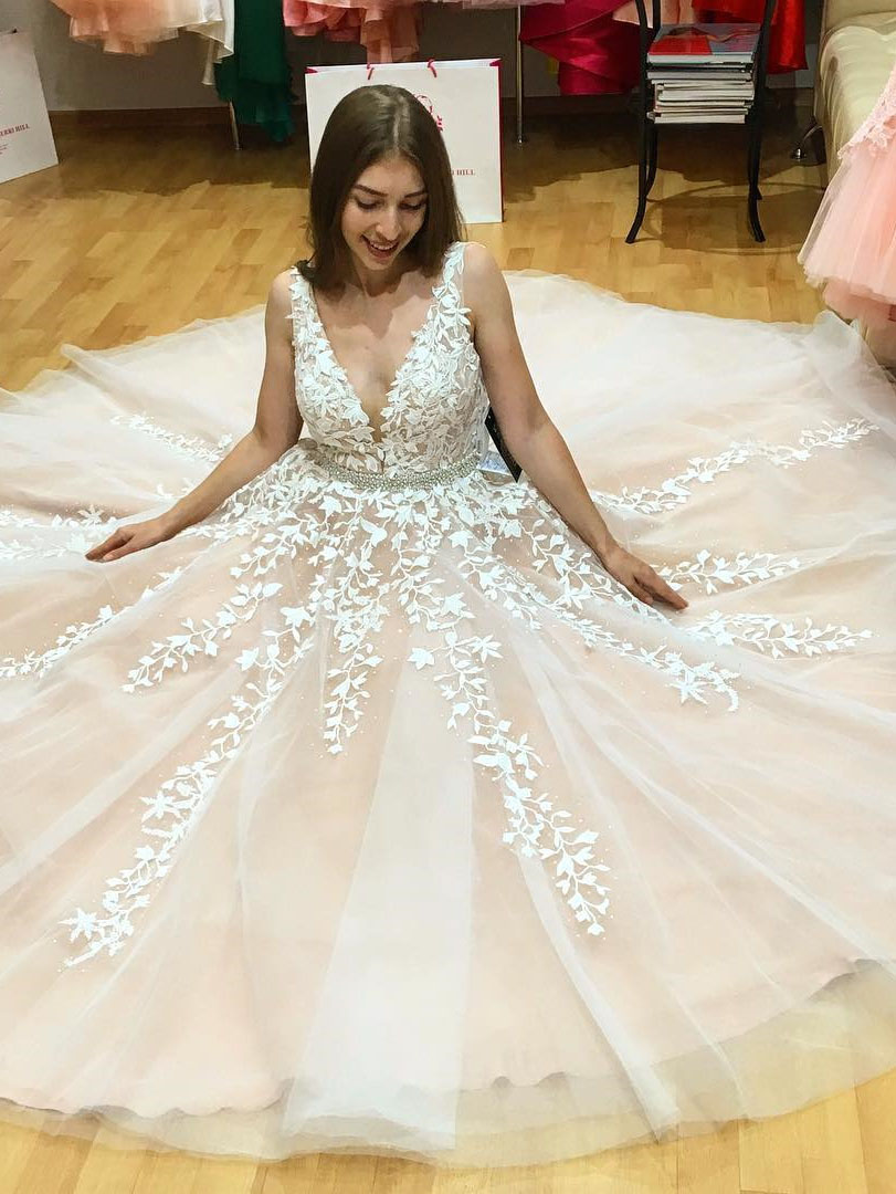 Flower Prom Dresses